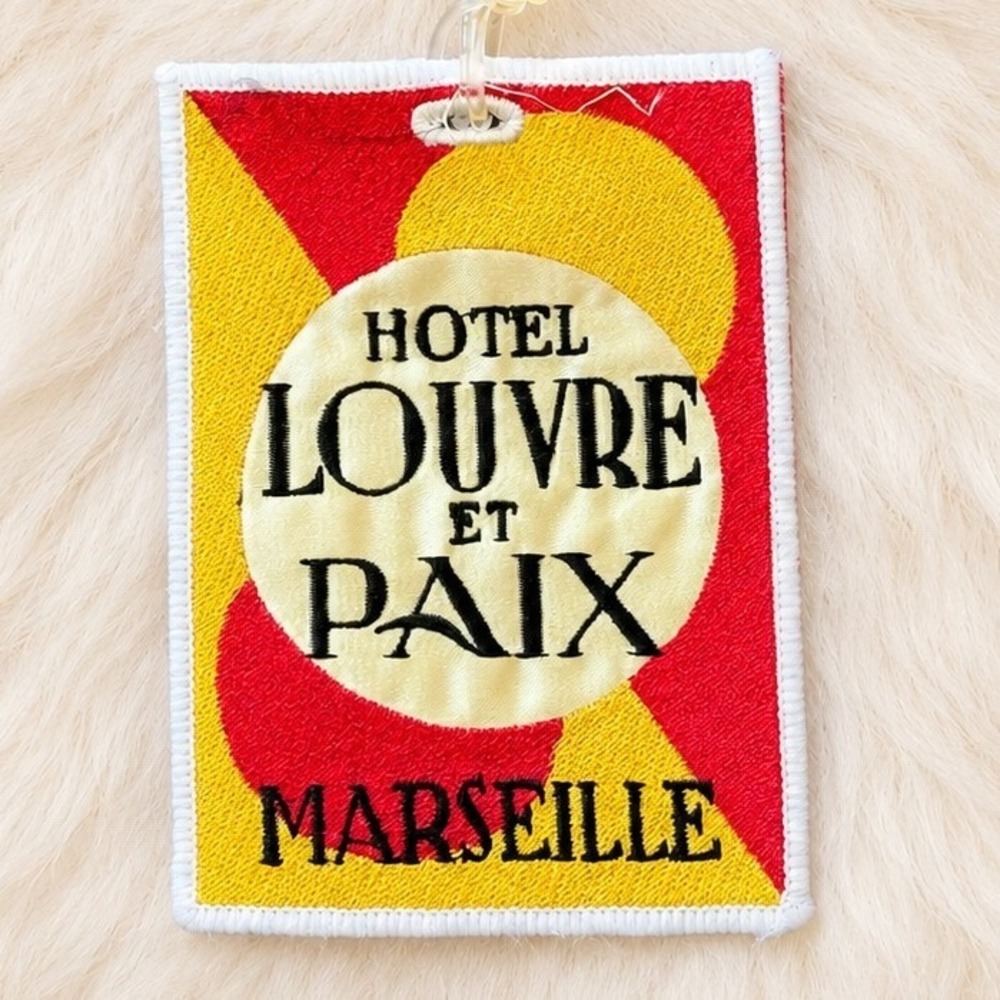 Hotel Louvre Et Paix Marseille France Vintage Hotel Label Travel Ephemera Tag